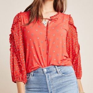 Maeve by Anthropologie size large blouse